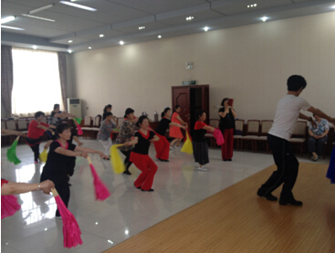 北京市农民体协开展第五套健身秧歌培训