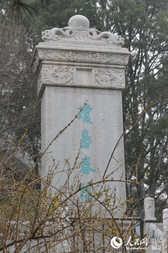 组图:春分将至 京城雾霾中春色渐浓