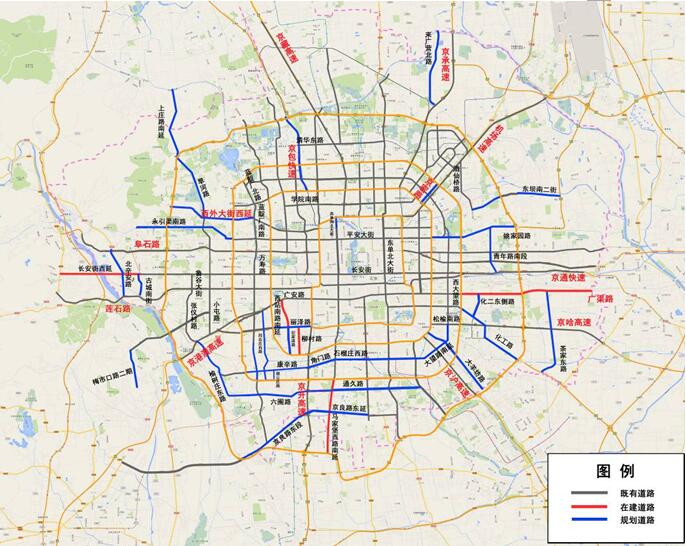 北京将打通三环半道路系统 推进自行车回归城