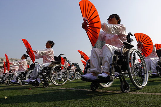 北京西城区第二届残疾人运动会:340余人角逐五