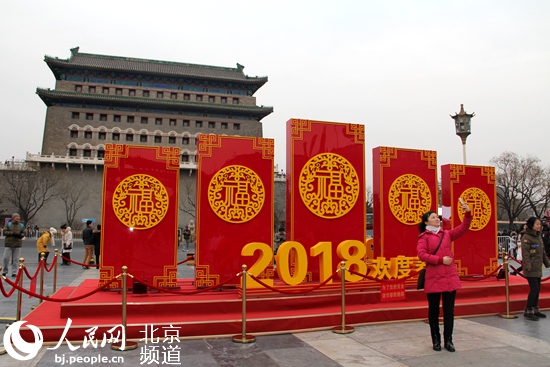 北京市春节景观布置完成20万件春节灯饰点亮京城