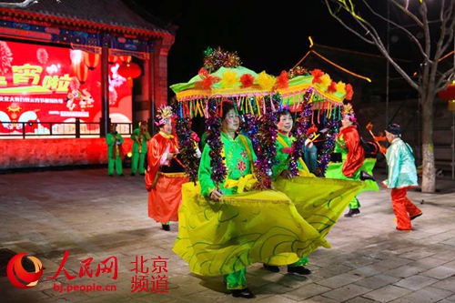 民俗为媒连接两岸情石景山区民俗馆里与台湾同胞共贺佳节