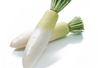 白蘿卜
白蘿卜是一種常見的蔬菜，生食熟食均可，其味略帶辛辣味。至今種植有千年歷史，在飲食和中醫食療領域都有廣泛應用。被《本草綱目》稱之為“蔬中最有利者”的蔬菜。