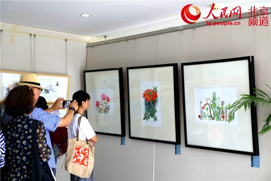 中國特色植物畫展亮相北京植物園