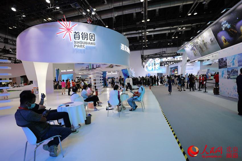 2020年服貿會正在舉辦，觀眾觀展熱情高。人民網尹星雲 攝