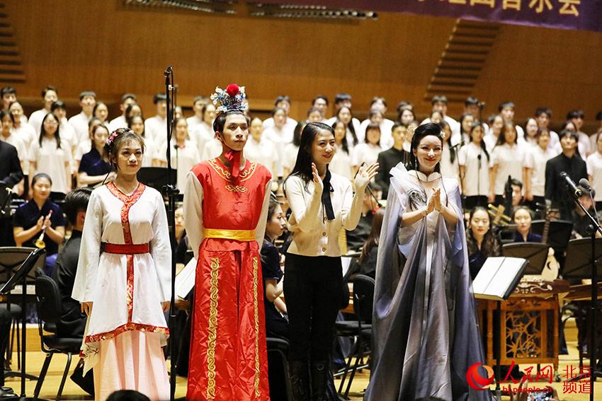 《追夢紅樓》民族管弦樂組曲音樂會在京上演。人民網尹星雲 攝