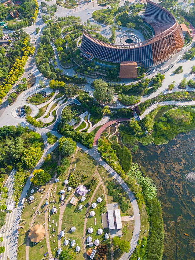 北京世園公園露營文化節開幕。張立峰攝