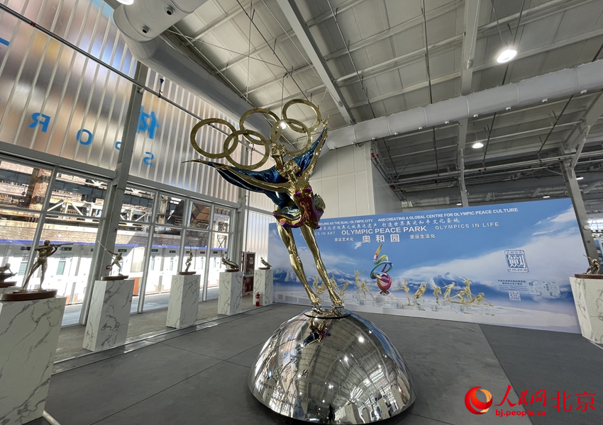 2022年服贸会体育服务专题亮相北京首钢园。人民网 董兆瑞摄