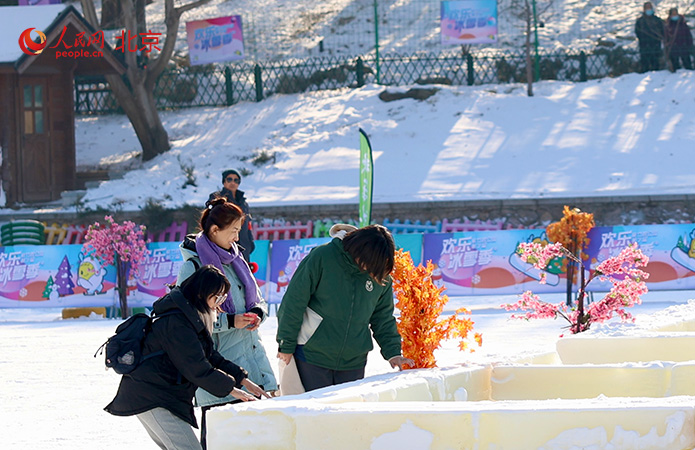 12月28日，紫竹院公園歡樂冰雪季開幕。人民網 李世奇攝