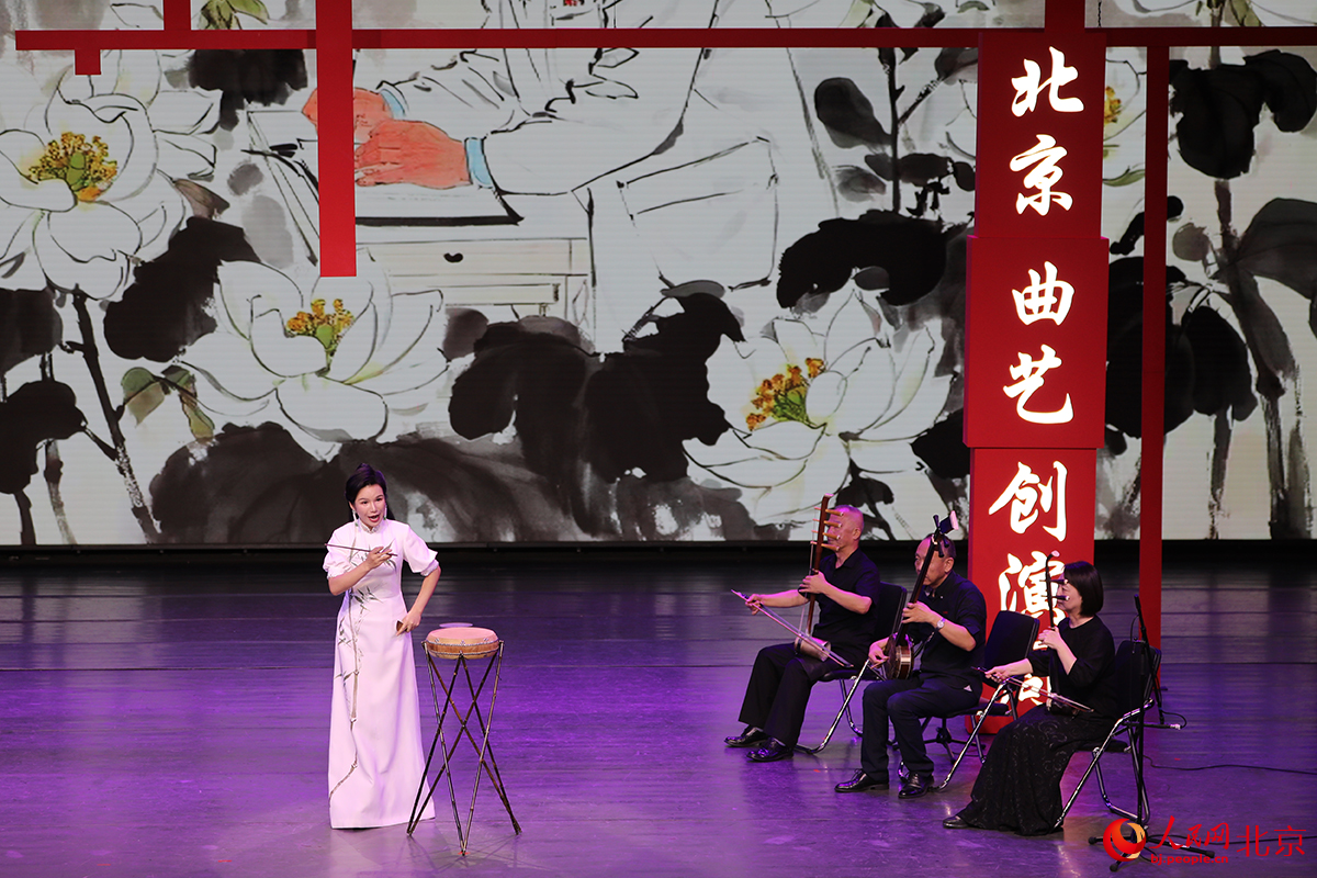 北京曲艺创演周演出现场。人民网记者 尹星云摄