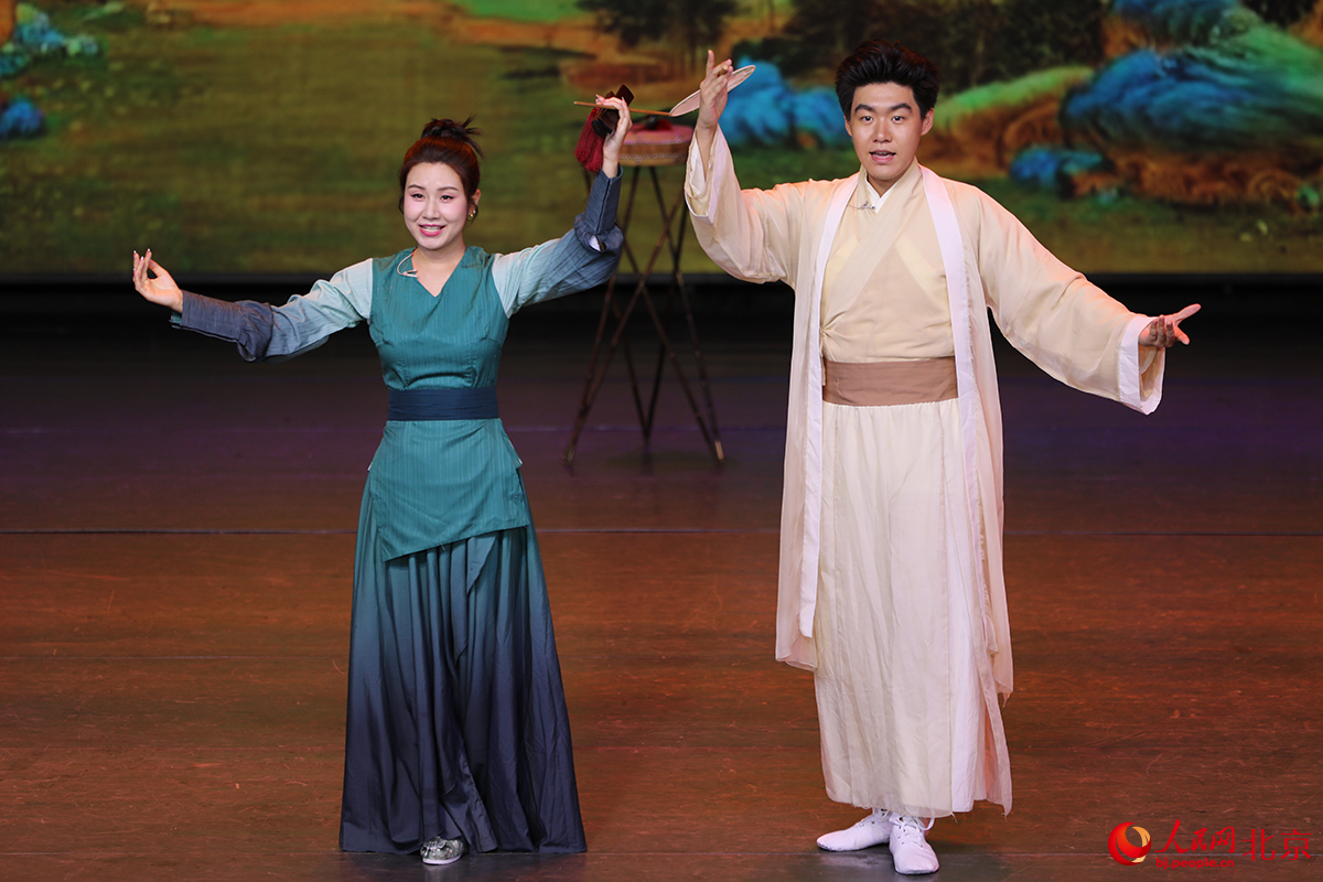 北京曲艺创演周演出现场。人民网记者 尹星云摄