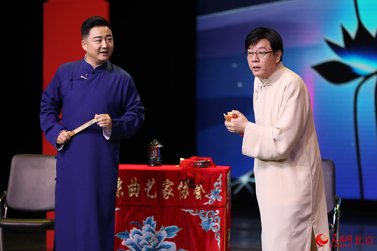 北京曲艺创演周演出现场。人民网记者 尹星云摄