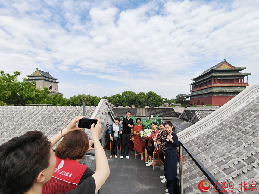 “北京中軸線”成游客熱門打卡地。人民網記者 李博攝