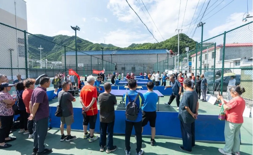 8月13日，2025年清水鎮詩畫清水“村乒杯”聯賽開賽。