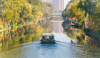 坝河15公里游船航线进入试航阶段