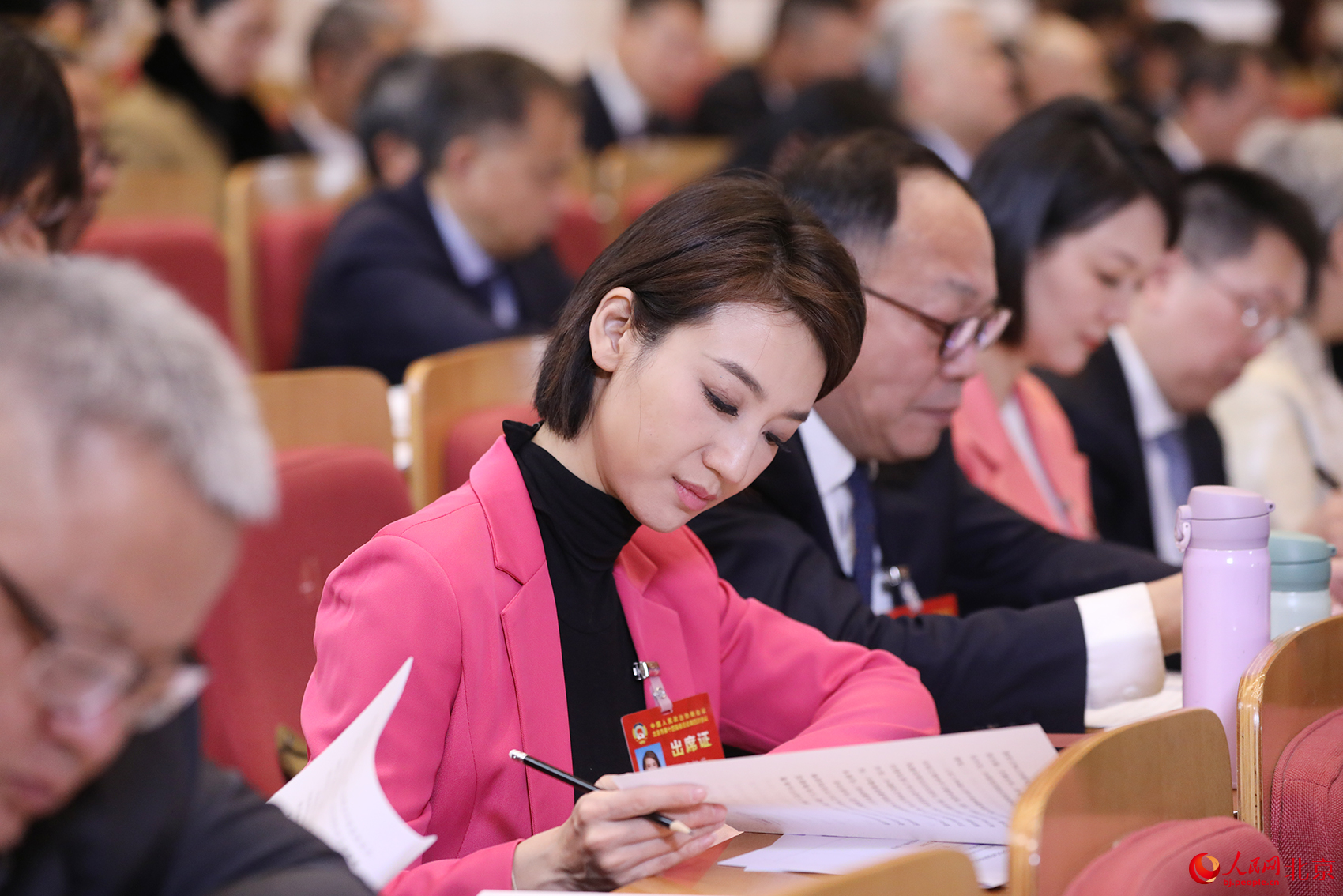 北京市政協十四屆四次會議開幕。 人民網記者 尹星雲攝