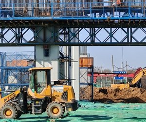 北京重点道路工程复工复产抢春时