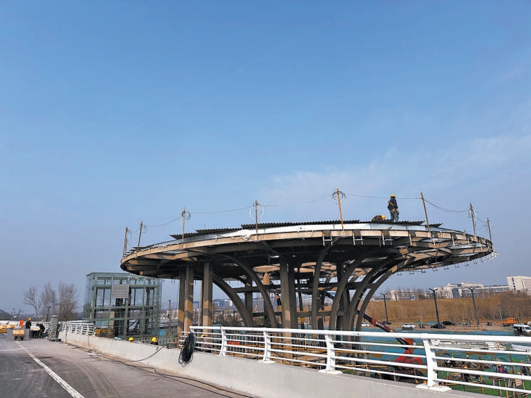 北京城市副中心空中大花园“五一”亮相