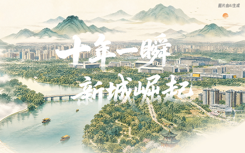 十年一瞬，新城崛起
