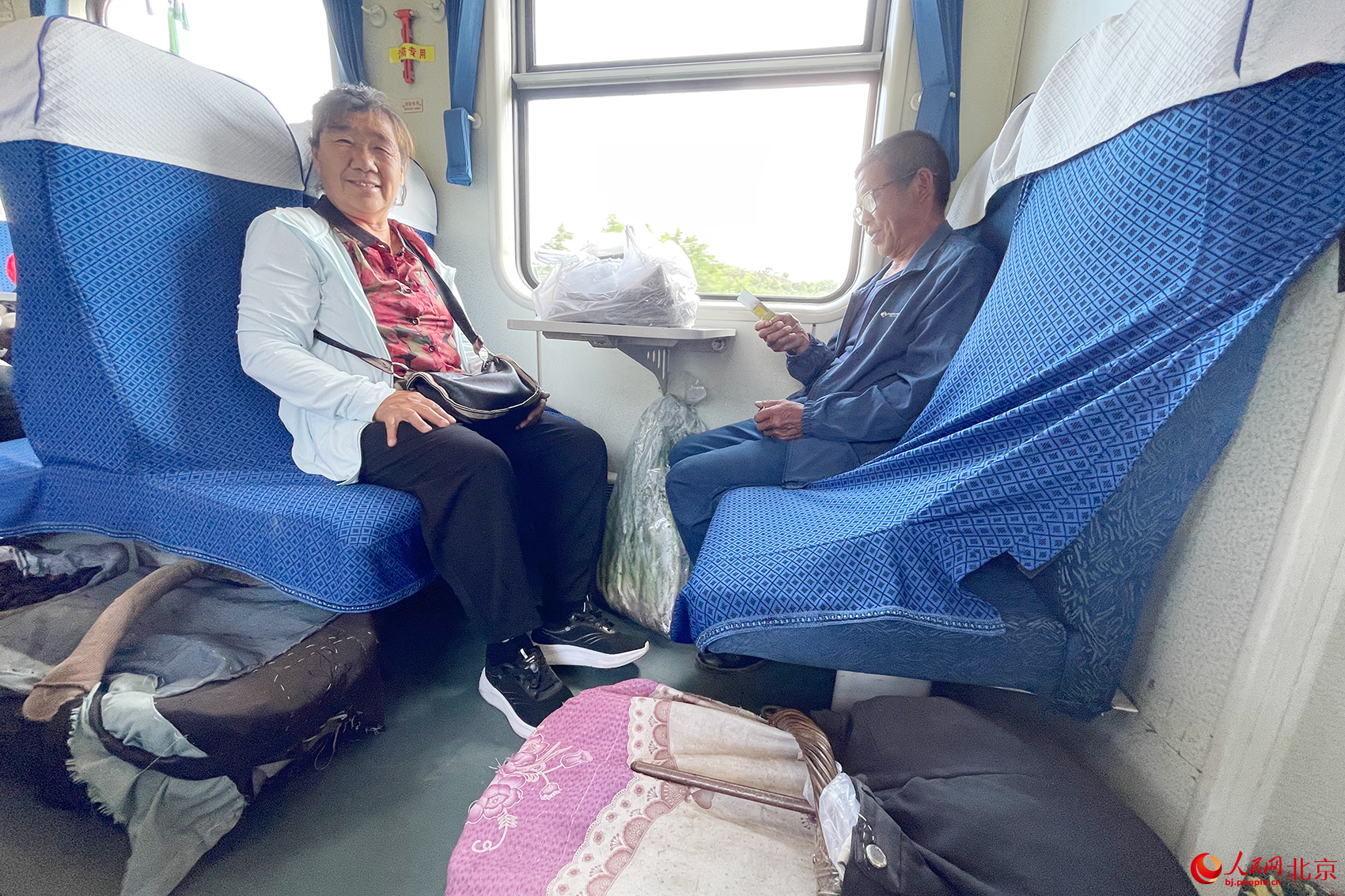 京承线上的公益慢火车。人民网记者 尹星云摄