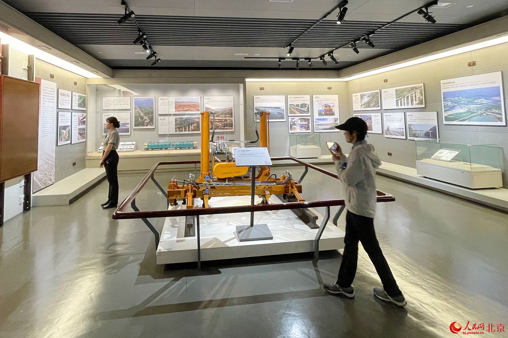 中国铁道博物馆正阳门展馆全新基本陈列正式对公众开放。人民网记者 尹星云摄