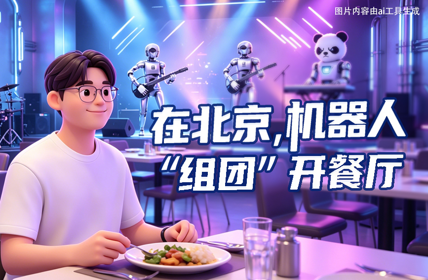 在北京，机器人“组团”开餐厅
