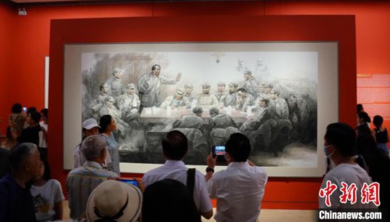 赵志田中国画作品展开幕 凸显“脊梁”时代精神